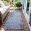 Piper Looms Chantille Modern ACN1902 Blue Machine Washable Area Rug Runner Outdoor Lifestyle Image Feature
