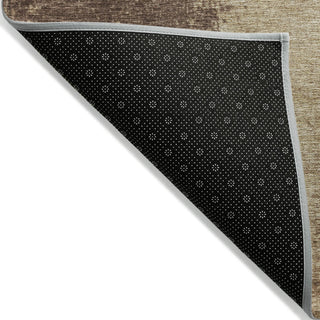 Piper Looms Chantille Modern ACN1902 Brown Machine Washable Area Rug Backing Image