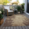 Piper Looms Chantille Modern ACN1902 Brown Machine Washable Area Rug Outdoor Lifestyle Image Feature