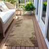 Piper Looms Chantille Modern ACN1902 Brown Machine Washable Area Rug Runner Outdoor Lifestyle Image Feature