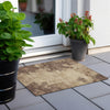 Piper Looms Chantille Modern ACN1902 Brown Machine Washable Area Rug Scatter Outdoor Lifestyle Image Feature