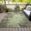 Piper Looms Chantille Modern ACN1902 Olive Machine Washable Area Rug Outdoor Lifestyle Image Feature