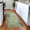 Piper Looms Chantille Modern ACN1902 Olive Machine Washable Area Rug Runner Lifestyle Image Feature