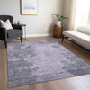 Piper Looms Chantille Modern ACN1902 Purple Machine Washable Area Rug Lifestyle Image Feature