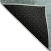 Piper Looms Chantille Modern ACN1902 Teal Machine Washable Area Rug Backing Image