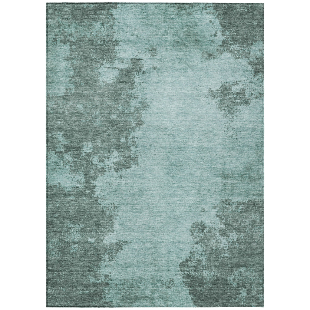 Piper Looms Chantille Modern ACN1902 Teal Machine Washable Area Rug main image
