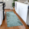 Piper Looms Chantille Modern ACN1902 Teal Machine Washable Area Rug Runner Lifestyle Image Feature