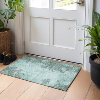 Piper Looms Chantille Modern ACN1902 Teal Machine Washable Area Rug Scatter Lifestyle Image Feature