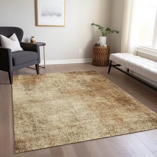 Piper Looms Chantille Modern ACN1903 Beige Machine Washable Area Rug Lifestyle Image Feature