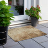 Piper Looms Chantille Modern ACN1903 Beige Machine Washable Area Rug Scatter Outdoor Lifestyle Image Feature