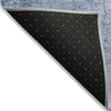 Piper Looms Chantille Modern ACN1903 Blue Machine Washable Area Rug Backing Image