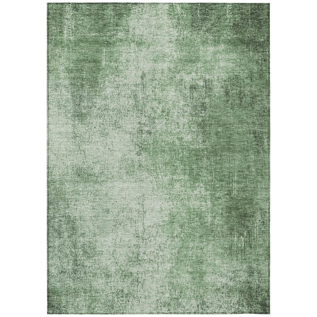Piper Looms Chantille Modern ACN1903 Green Machine Washable Area Rug main image