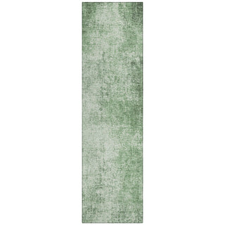 Piper Looms Chantille Modern ACN1903 Green Machine Washable Area Rug Runner Main Image