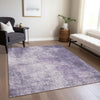 Piper Looms Chantille Modern ACN1903 Lavender Machine Washable Area Rug Lifestyle Image Feature