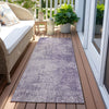 Piper Looms Chantille Modern ACN1903 Lavender Machine Washable Area Rug Runner Outdoor Lifestyle Image Feature