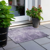 Piper Looms Chantille Modern ACN1903 Lavender Machine Washable Area Rug Scatter Outdoor Lifestyle Image Feature