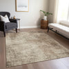 Piper Looms Chantille Modern ACN1903 Taupe Machine Washable Area Rug Lifestyle Image Feature