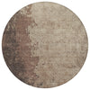 Piper Looms Chantille Modern ACN1904 Chocolate Machine Washable Area Rug Round Main Image