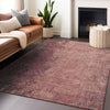 Piper Looms Chantille Modern ACN1904 Coral Machine Washable Area Rug Lifestyle Image Feature