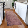 Piper Looms Chantille Modern ACN1904 Coral Machine Washable Area Rug Runner Lifestyle Image Feature