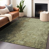 Piper Looms Chantille Modern ACN1904 Olive Machine Washable Area Rug Lifestyle Image Feature