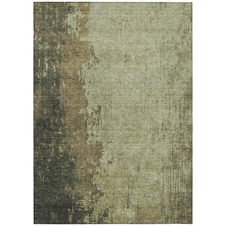 Piper Looms Chantille Modern ACN1904 Olive Machine Washable Area Rug main image