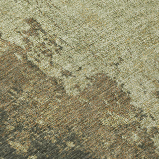 Piper Looms Chantille Modern ACN1904 Olive Machine Washable Area Rug Swatch Image