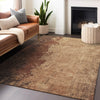 Piper Looms Chantille Modern ACN1904 Paprika Machine Washable Area Rug Lifestyle Image Feature