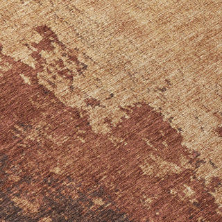 Piper Looms Chantille Modern ACN1904 Paprika Machine Washable Area Rug Swatch Image