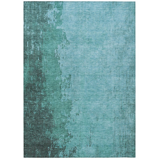Piper Looms Chantille Modern ACN1904 Teal Machine Washable Area Rug main image