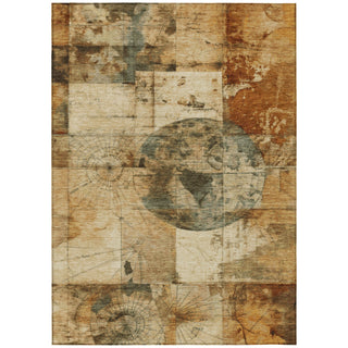 Piper Looms Chantille Global ACN1905 Beige Machine Washable Area Rug main image