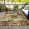 Piper Looms Chantille Global ACN1905 Beige Machine Washable Area Rug Outdoor Lifestyle Image Feature