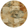 Piper Looms Chantille Global ACN1905 Beige Machine Washable Area Rug Round Main Image
