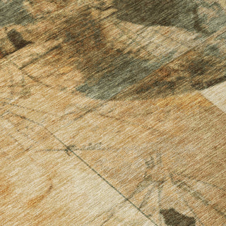 Piper Looms Chantille Global ACN1905 Beige Machine Washable Area Rug Swatch Image