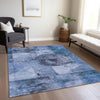 Piper Looms Chantille Global ACN1905 Blue Machine Washable Area Rug Lifestyle Image Feature