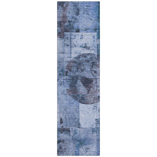 Piper Looms Chantille Global ACN1905 Blue Machine Washable Area Rug Runner Main Image