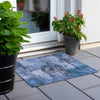Piper Looms Chantille Global ACN1905 Blue Machine Washable Area Rug Scatter Outdoor Lifestyle Image Feature