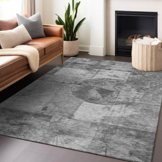 Piper Looms Chantille Global ACN1905 Gray Machine Washable Area Rug Lifestyle Image Feature