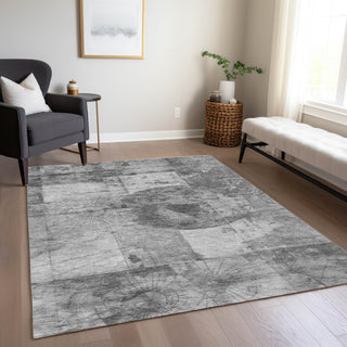 Piper Looms Chantille Global ACN1905 Gray Machine Washable Area Rug Lifestyle Image Feature