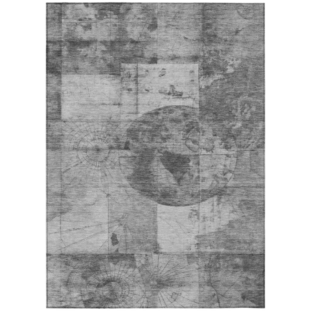 Piper Looms Chantille Global ACN1905 Gray Machine Washable Area Rug main image