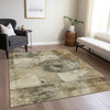 Piper Looms Chantille Global ACN1905 Taupe Machine Washable Area Rug Lifestyle Image Feature