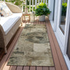Piper Looms Chantille Global ACN1905 Taupe Machine Washable Area Rug Runner Outdoor Lifestyle Image Feature