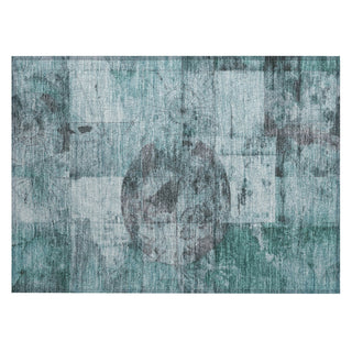 Piper Looms Chantille Global ACN1905 Teal Machine Washable Area Rug Scatter Main Image