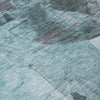 Piper Looms Chantille Global ACN1905 Teal Machine Washable Area Rug Swatch Image