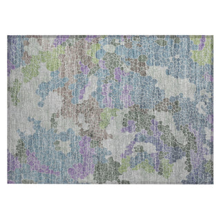 Piper Looms Chantille Geometric ACN1906 Blue Machine Washable Area Rug Scatter Main Image