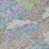 Piper Looms Chantille Geometric ACN1906 Blue Machine Washable Area Rug Swatch Image