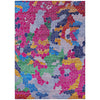 Piper Looms Chantille Geometric ACN1906 Blush Machine Washable Area Rug main image