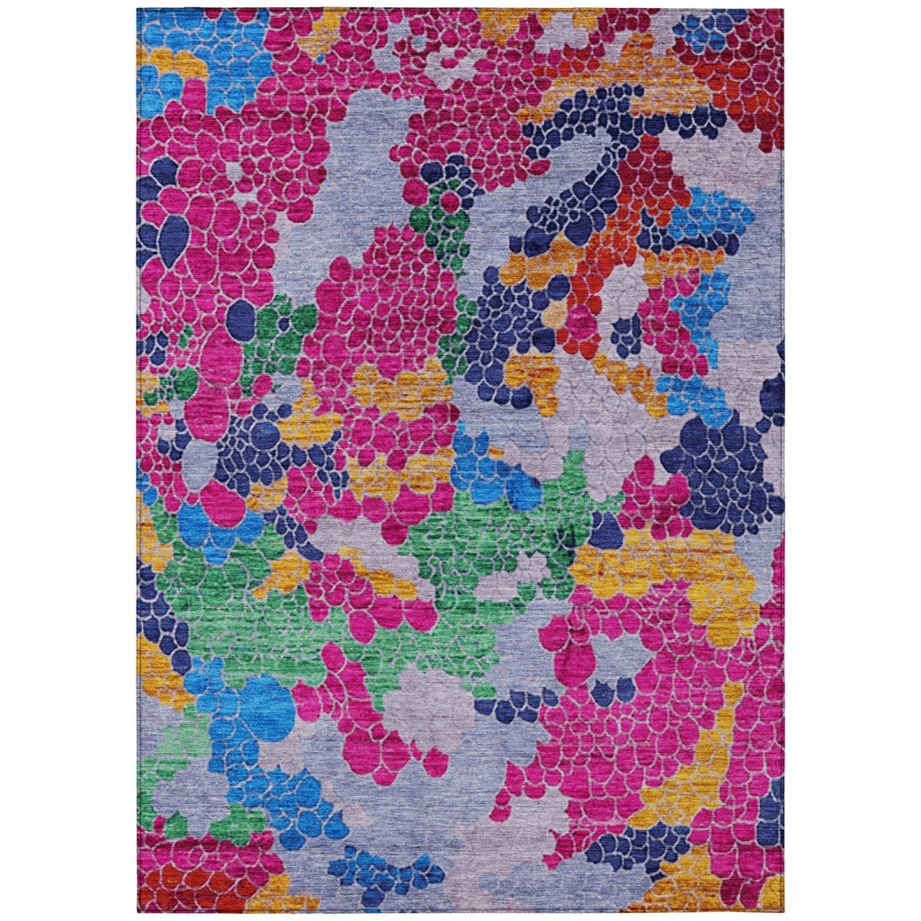 Piper Looms Chantille Geometric ACN1906 Blush Machine Washable Area Rug main image