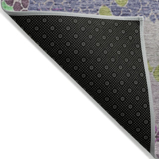 Piper Looms Chantille Geometric ACN1906 Fern Machine Washable Area Rug Backing Image