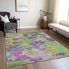 Piper Looms Chantille Geometric ACN1906 Fern Machine Washable Area Rug Lifestyle Image Feature
